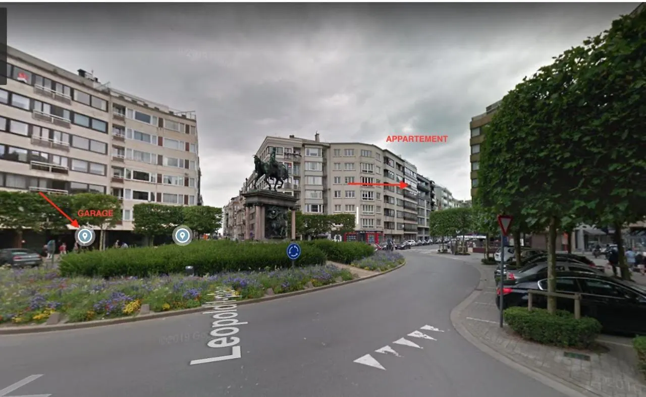 Perfect Gelegen Appartement Met Gratis Parkeerplaats Ostend 0*,